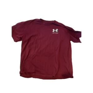 Under Armour Burgundy Loose T-Shirt Mens XL